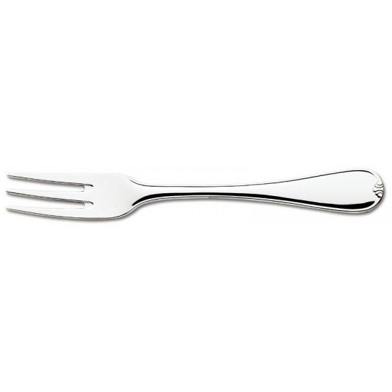 GARFO PARA TORTA VICENZA EM ACO INOX ACABAMENTO ALTO BRILHO COM DETALHES NO CABO TRAMONTINA