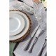 KIT 6 UNIDADES DE GARFO DE MESA RENASCENCA ACO INOX TRAMONTINA