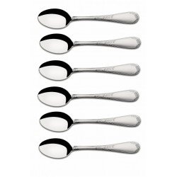 KIT 6 UNIDADES DE COLHER PARA CHA RENASCENCA ACO INOX TRAMONTINA