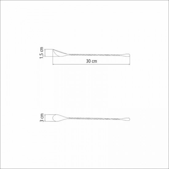 COLHER BAILARINA ESPIRAL TRAMONTINA EM AÇO INOX 30 CM
