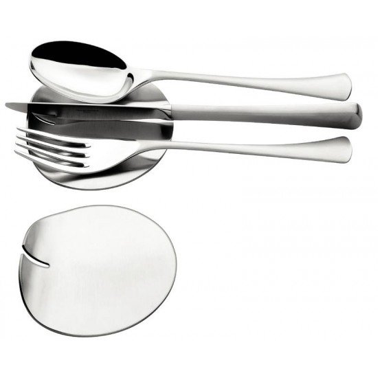 DESCANSO PARA TALHERES TRAMONTINA COSMOS EM AÇO INOX 2 PEÇAS