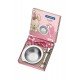 KIT INFANTIL LE PETIT PARA REFEICAO ROSA EM ACO INOX 3 PECAS TRAMONTINA