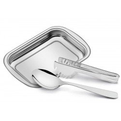 KIT PARA MASSA COSMOS EM ACO INOX 3 PECAS TRAMONTINA