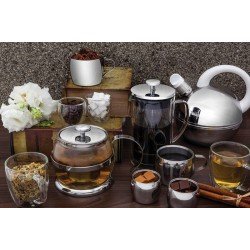 CONJUNTO DE XICARAS INOX PARA CAFE ACABAMENTO BRILHO 2 PECAS TRAMONTINA