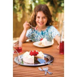 PORTA BOLO CICLO EM ACO INOX COM TAMPA 33 CM TRAMONTINA