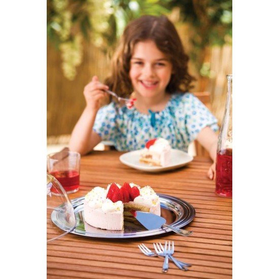 PORTA BOLO CICLO EM ACO INOX COM TAMPA 33 CM TRAMONTINA