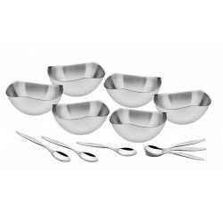 KIT PARA SOBREMESA TR3S EM ACO INOX 12 PECAS TRAMONTINA