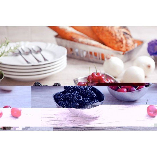 KIT PARA SOBREMESA TR3S EM ACO INOX 12 PECAS TRAMONTINA