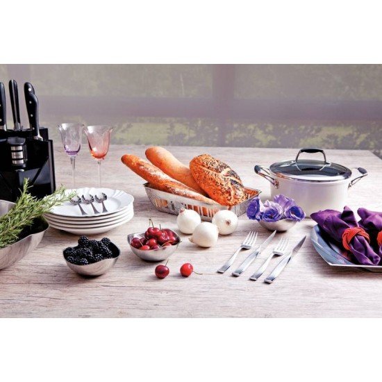 KIT PARA SOBREMESA TR3S EM ACO INOX 12 PECAS TRAMONTINA