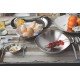 JOGO PARA SALADA TR3S EM ACO INOX 3 PECAS TRAMONTINA