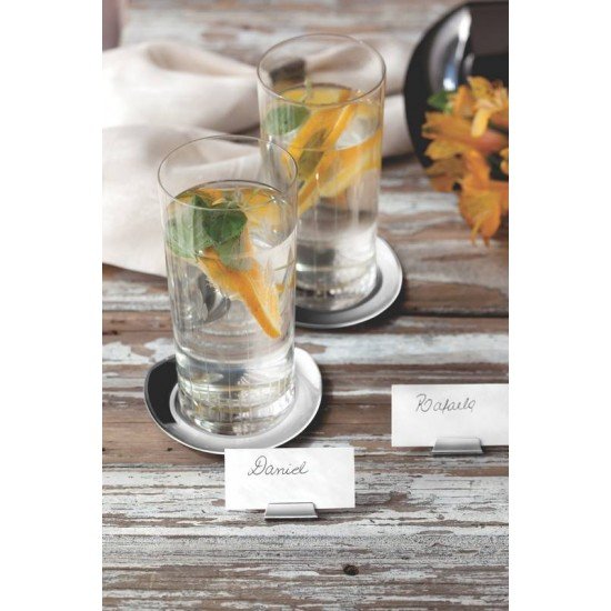 CONJUNTO DE PORTA COPOS TR3S TRIANGULAR EM ACO INOX 6 PECAS TRAMONTINA