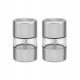 CONJUNTO DE MOEDORES PARA SAL E PIMENTA AÇO INOX E ACRÍLICO C/ MOINHO EM CERÂMICA 2 PEÇAS TRAMONTINA