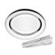 KIT PARA MASSA BUENA EM ACO INOX 2 PECAS TRAMONTINA