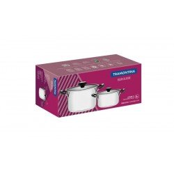 JOGO DE PANELAS ACO INOX 2 PC TRAMONTINA