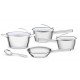 JOGO DE PANELAS ACO INOX COM FUNDO TRIPLO 5 PC TRAMONTINA