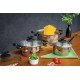 JOGO DE PANELAS ACO INOX COM FUNDO TRIPLO 3 PC TRAMONTINA