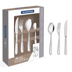 FAQUEIRO ACO INOX 24 PC TRAMONTINA