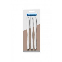CONJUNTO DE FACAS DE MESA ACO INOX 3 PC TRAMONTINA