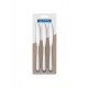 CONJUNTO DE FACAS PARA SOBREMESA ACO INOX 3 PC TRAMONTINA