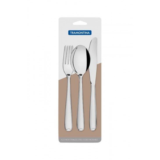 JOGO ACO INOX 3 PECAS TRAMONTINA