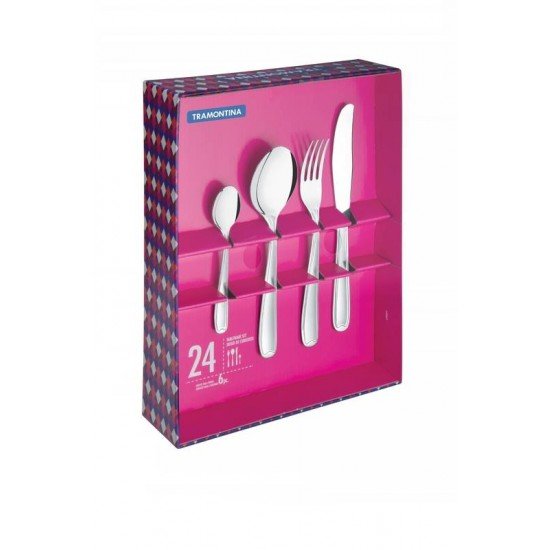 FAQUEIRO ACO INOX 24 PC TRAMONTINA