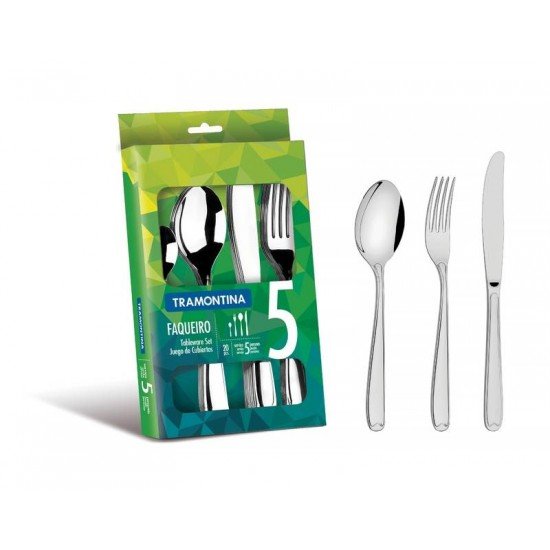 FAQUEIRO ACO INOX 20 PC TRAMONTINA