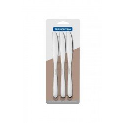 CONJUNTO DE FACAS DE MESA ACO INOX 3 PC TRAMONTINA