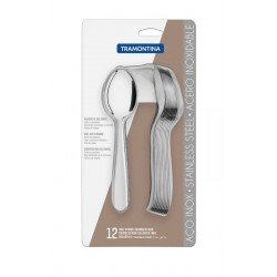 CONJUNTO DE COLHERES DE MESA ACO INOX 12 PC TRAMONTINA