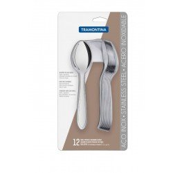 CONJUNTO DE COLHERES DE MESA ACO INOX 12 PC TRAMONTINA