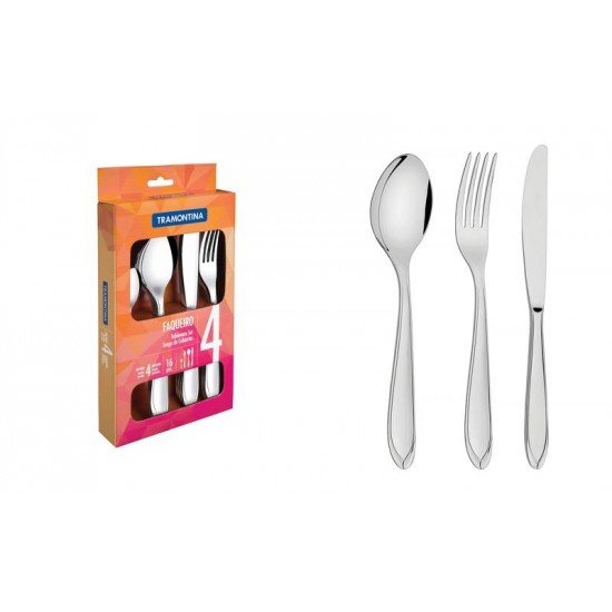 FAQUEIRO ACO INOX 16 PC TRAMONTINA