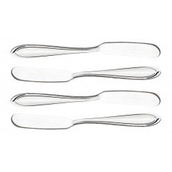 JOGO DE ESPÁTULAS PARA MANTEIGA TRAMONTINA LAGUNA EM AÇO INOX 4 PEÇAS
