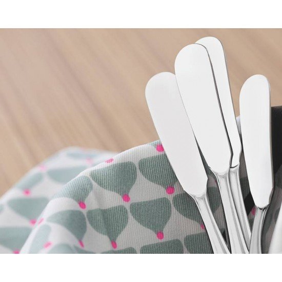 JOGO DE ESPÁTULAS PARA MANTEIGA TRAMONTINA LAGUNA EM AÇO INOX 4 PEÇAS