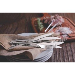 DISPLAY 480 PEÇAS DE TALHERES AÇO INOX LAGUNA TRAMONTINA