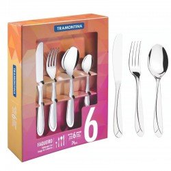 FAQUEIRO ACO INOX 24 PC TRAMONTINA