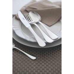 FAQUEIRO TRAMONTINA CLASSIC EM AÇO INOX COM FACAS DE MESA FORJADAS ACABAMENTO BRILHO SEM ESTOJO 101 PEÇAS