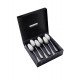 CONJUNTO DE COLHERES PARA SOBREMESA LACE EM ACO INOX 6 PECAS TRAMONTINA