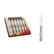 JOGO ACO INOX FACAS  CHURRASCOFIO MAIS GRAV.6PC TRAMONTINA