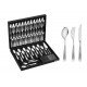 FAQUEIRO ACO INOX COM FACA DE MESA E ESTOJO DE MADEIRA 76 PC TRAMONTINA