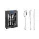 FAQUEIRO ACO INOX COM FACA DE MESA 24 PC TRAMONTINA