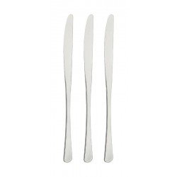 CONJUNTO DE FACAS DE MESA AÇO INOX 3 PÇ.