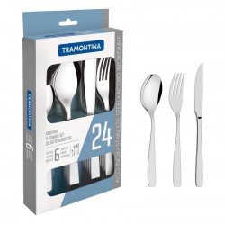 FAQUEIRO ACO INOX 24 PC TRAMONTINA