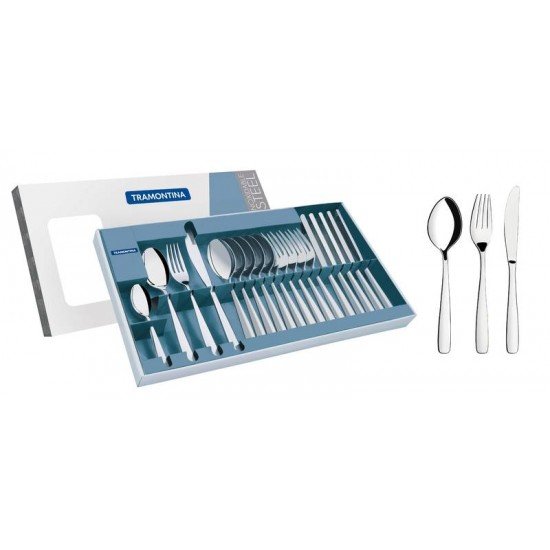 FAQUEIRO ACO INOX 24 PC TRAMONTINA