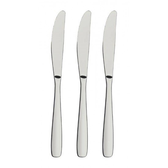 CONJUNTO DE FACAS DE MESA AÇO INOX 3 PEÇAS AMAZONAS
