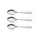 CONJUNTO DE COLHERES PARA SOBREMESA TRAMONTINA AMAZONAS EM AÇO INOX 3 PEÇAS