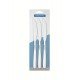 CONJUNTO DE FACAS PARA CHURRASCO TRAMONTINA AMAZONAS AÇO INOX 3 PÇ.