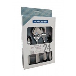 FAQUEIRO ACO INOX 24 PC TRAMONTINA