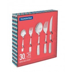 FAQUEIRO ACO INOX COM FACA PARA CHURRASCO 30 PC TRAMONTINA