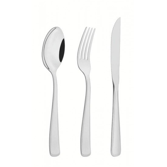 FAQUEIRO TRAMONTINA PACIFIC EM AÇO INOX COM FACAS PARA CHURRASCO ACABAMENTO ALTO BRILHO COM DETALHES NO CABO 72 PEÇAS