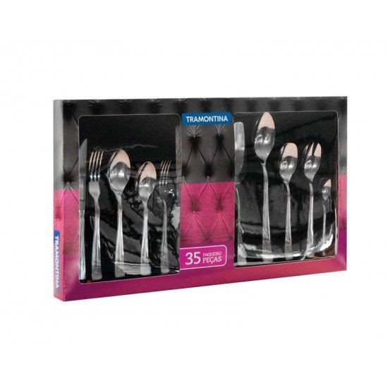 FAQUEIRO ACO INOX 35 PC TRAMONTINA
