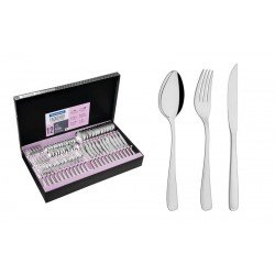 FAQUEIRO CONTINENTAL EM ACO INOX FACAS PARA CHURRASCO ACABAMENTO BRILHO E FOSCO 72 PECAS TRAMONTINA